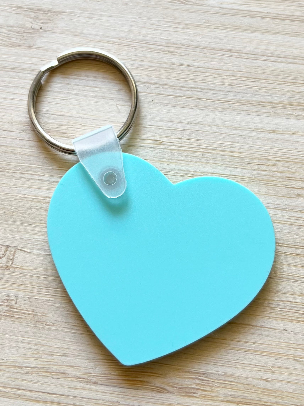 Heart Keychain (mint)