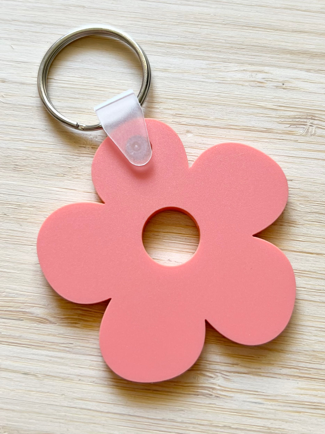 Flower Keychain (raspberry)