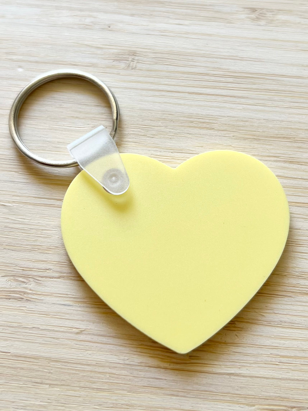 Heart Keychain (yellow)